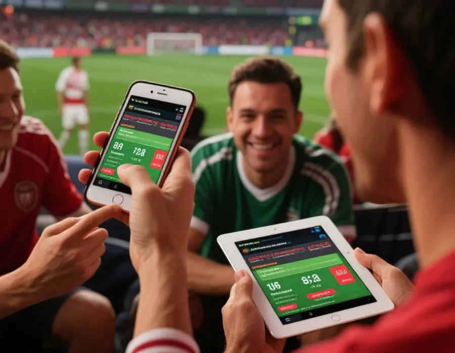 多终端追踪比赛示意图